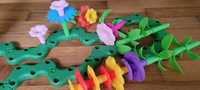 Kwiatki do układania tworzenia ogród plastikowy zabawka kreatywna