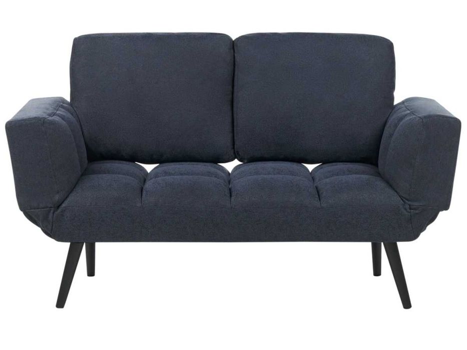 Beliani Brekke sofa rozkładana ciemnoniebieska klik-klak