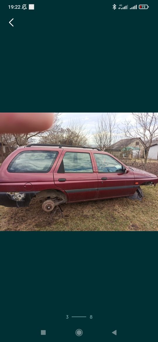 Ford escort, форд ескорт на запчастини 90-99р