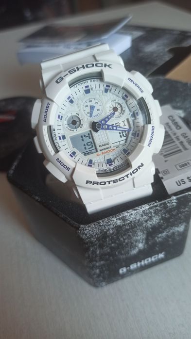 Годинник чоловічий Casio G-Shock GA-100A-7A Original mod.: 5081 GA-110