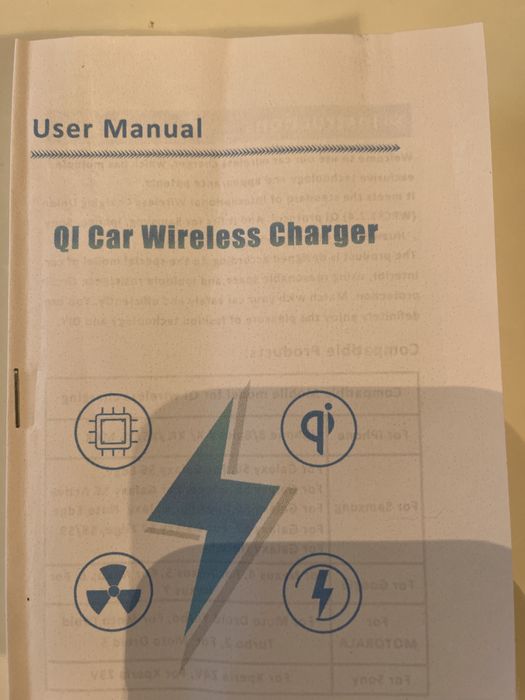 Bezprzewodowa ładowarka samochodowa audi