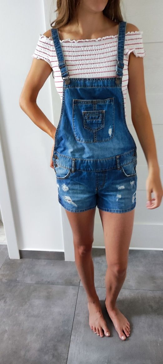 Zestaw na lato dla dziewczynki rozmiar M Bershka lindex fiszbon
