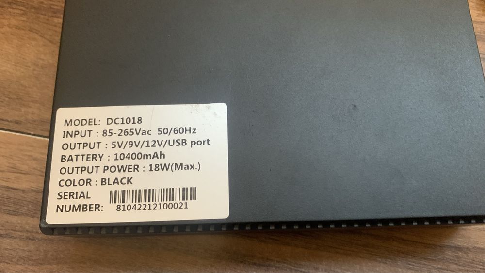 Міні безперебійник для роцтера Mini ups dc1018