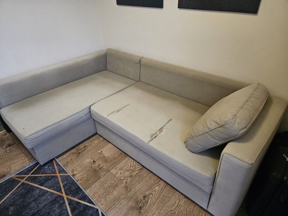 Kanapa narożna z funkcją spania - narożnik ikea