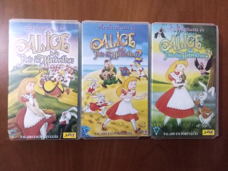 Alice no País das Maravilhas - vídeo VHS