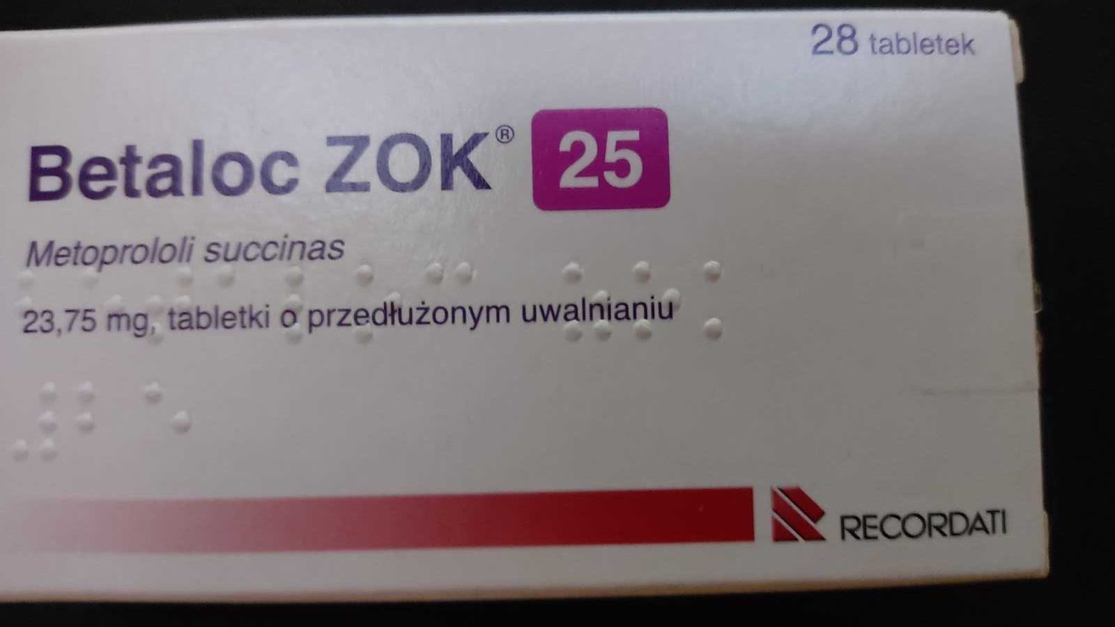 Ліки Беталок Зок 25 (Betaloc Zok 25)