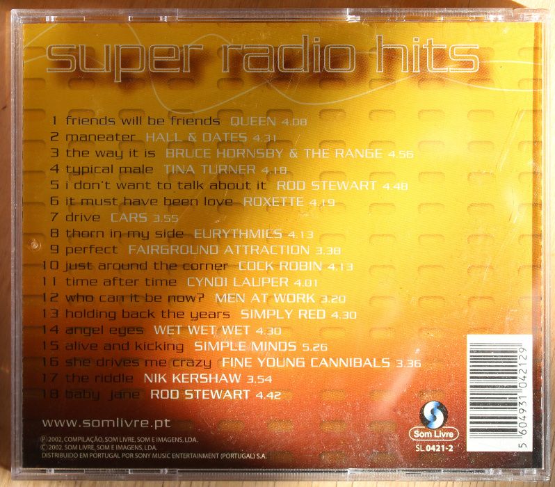 CD - Super Radio Hits, em excelente estado