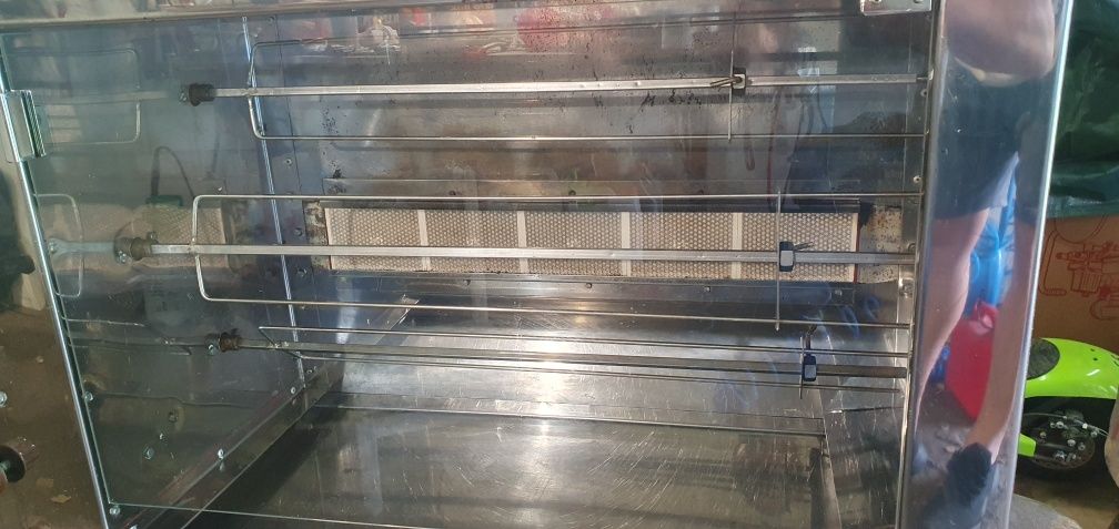 Rożno grill gazowy do kurczaków na 18szt.