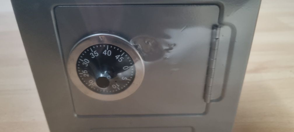 MINI SAFE dla dzieci Bank pieniędzy sejf stołowy