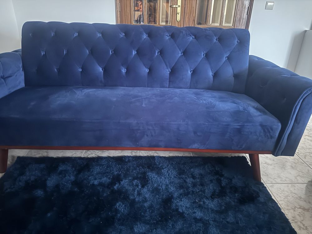 Sofa cama hermes azul