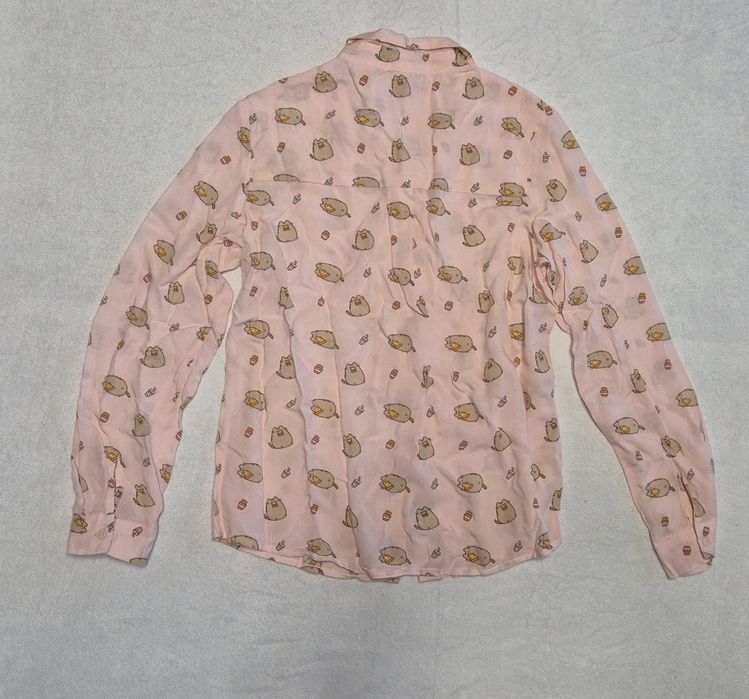 Koszula bluzka pusheen 140 różowa stan idealny