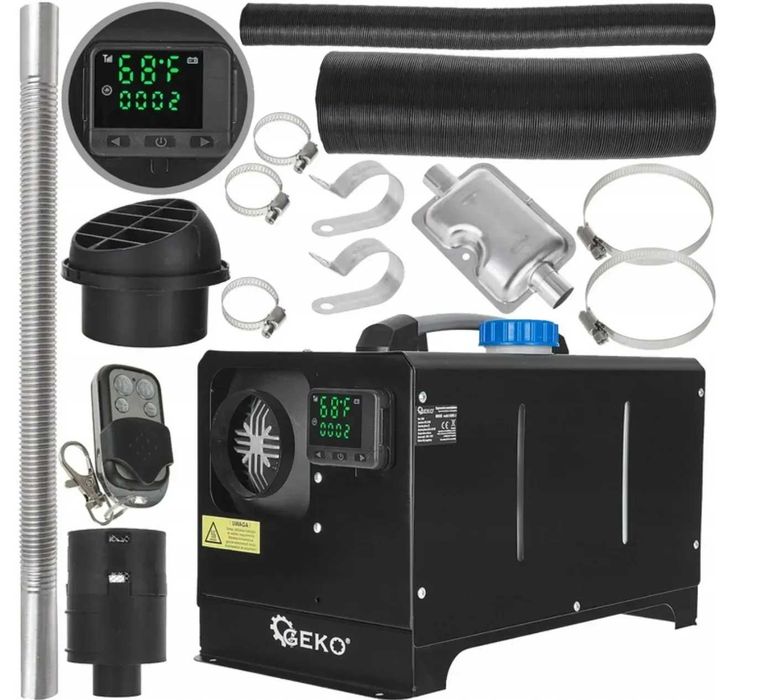 Автономний дизельний обігрівач 12000 Вт GEKO G80458, 12 В/230 В