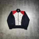 MĘSKA Bluza Rozpinana Stójka Nike Trzy-Kolor Suwak Sportowa Casual
