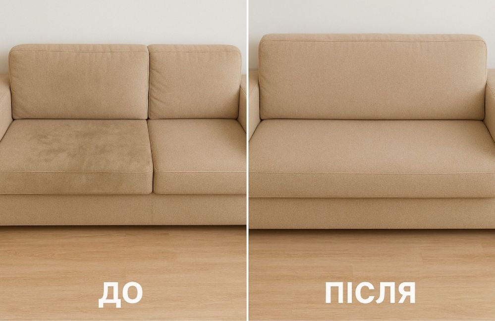 АКЦІЯ Хімчистка мʼяких меблів диванів матраців ковроліну салону авто