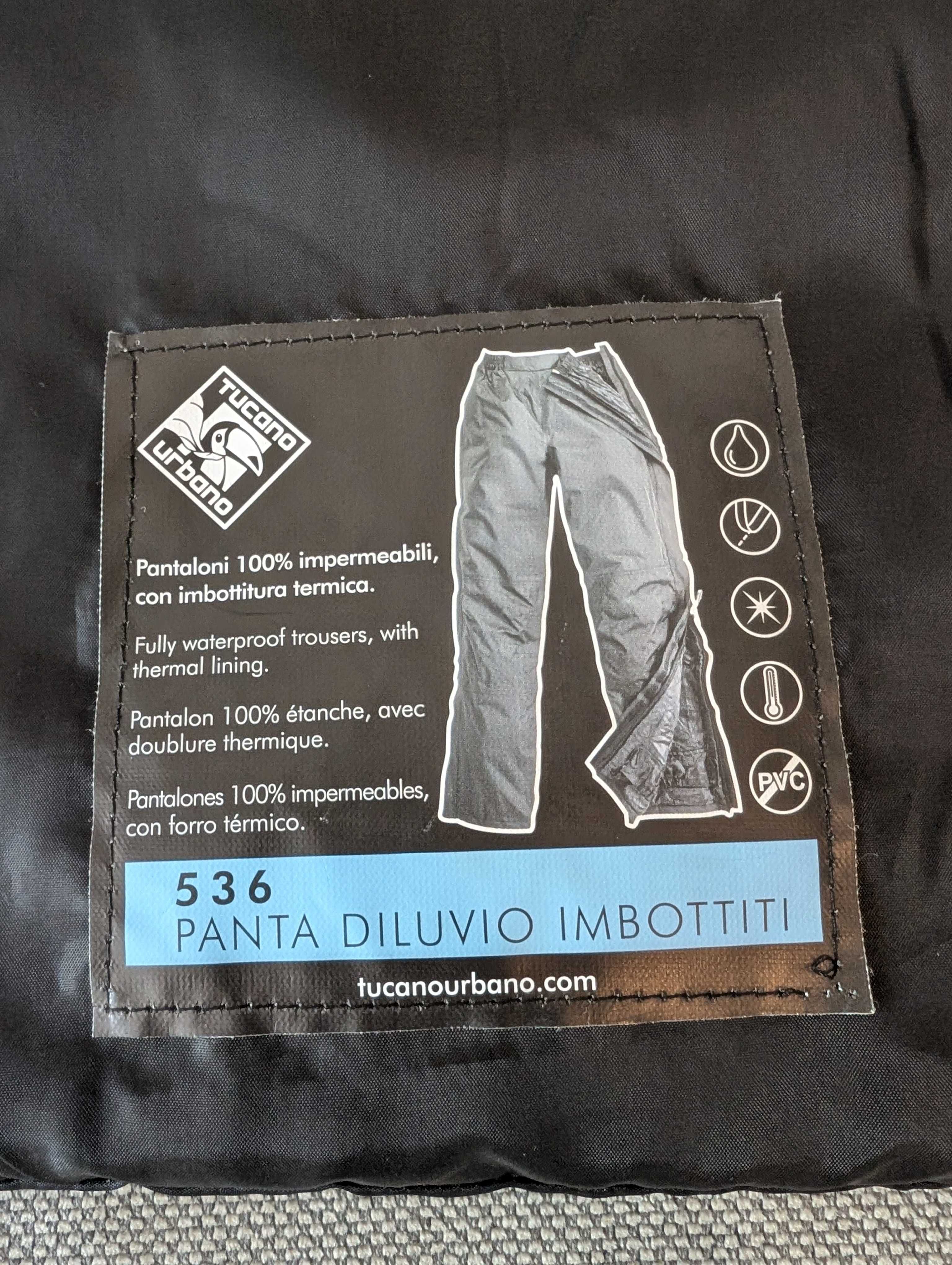 Calças Tucano Urbano Impermeáveis Double Diluvio