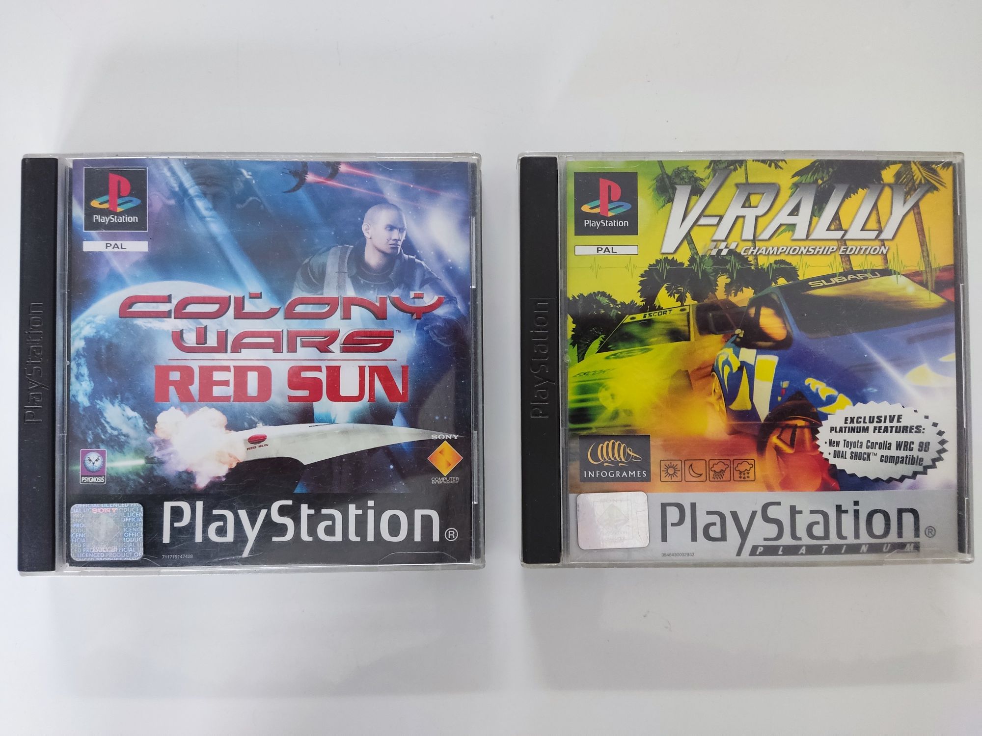 Colony Wars Red Sun i V-Rally na PlayStation/Ps One