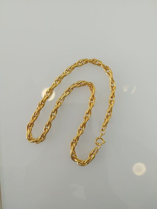 Fio dourado em prata 925