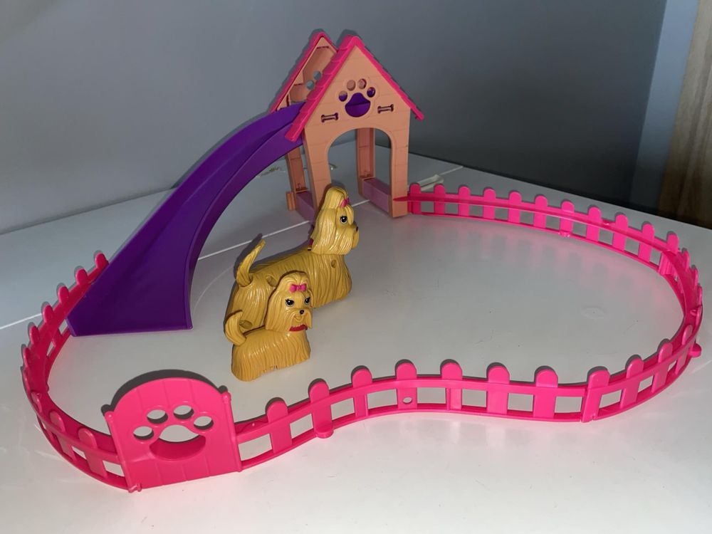 Zestaw barbie z pieskami