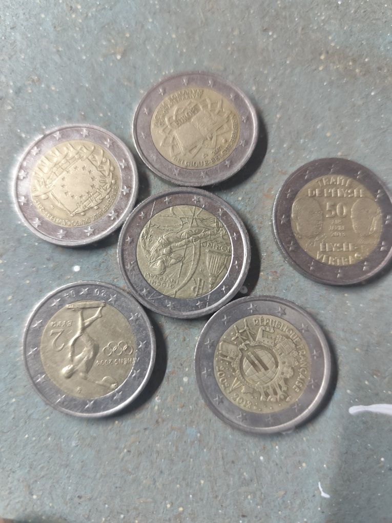 Moedas de 2€ diferentes