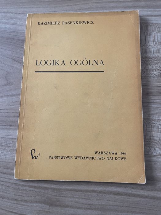 Logika ogólna - Kazimierz Pasenkiewicz