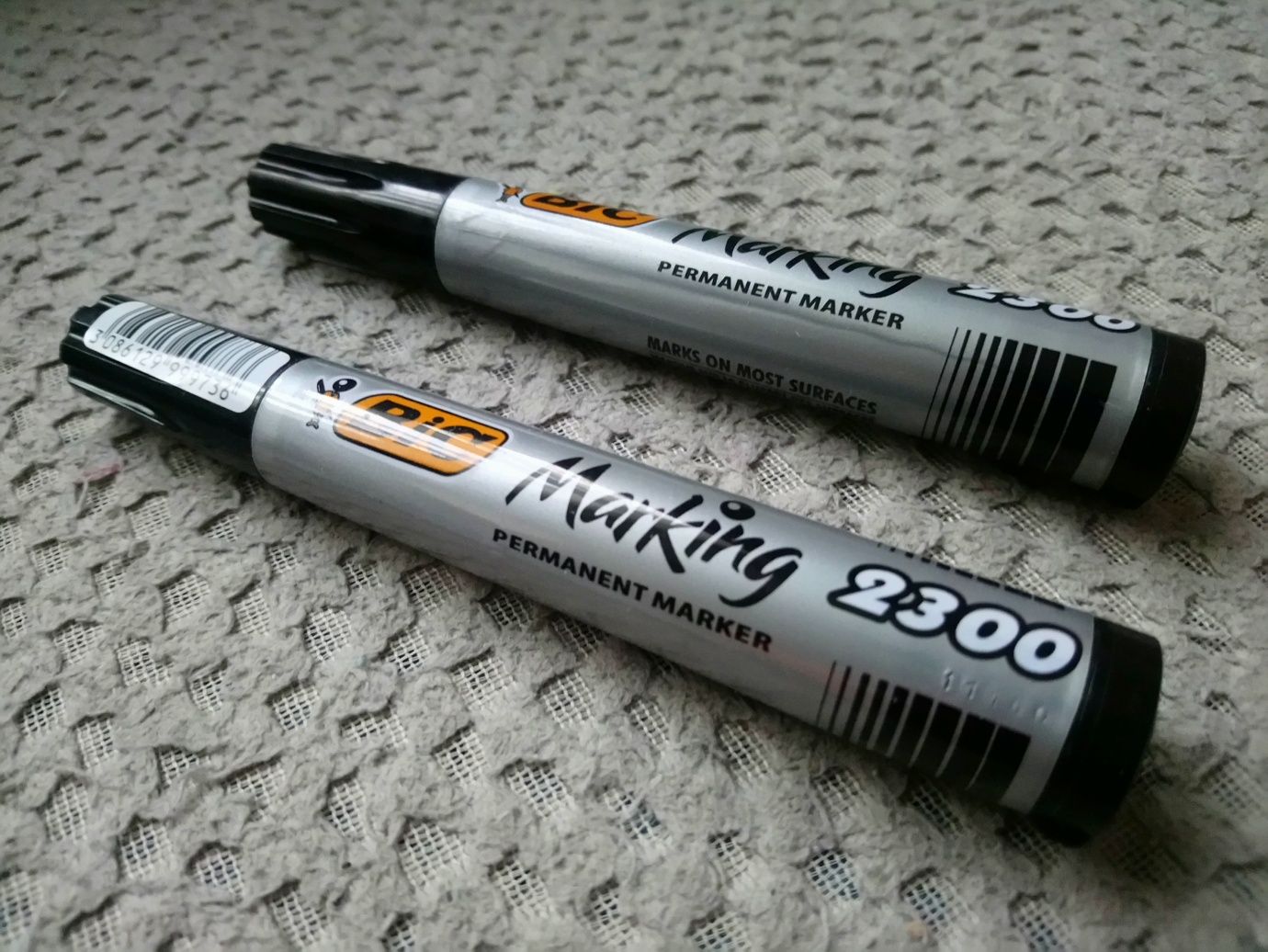 Marker permamentny bic gruby 2szt