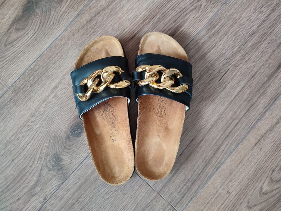 Шльопанці натуральна шкіра Італія типу біркенштоки