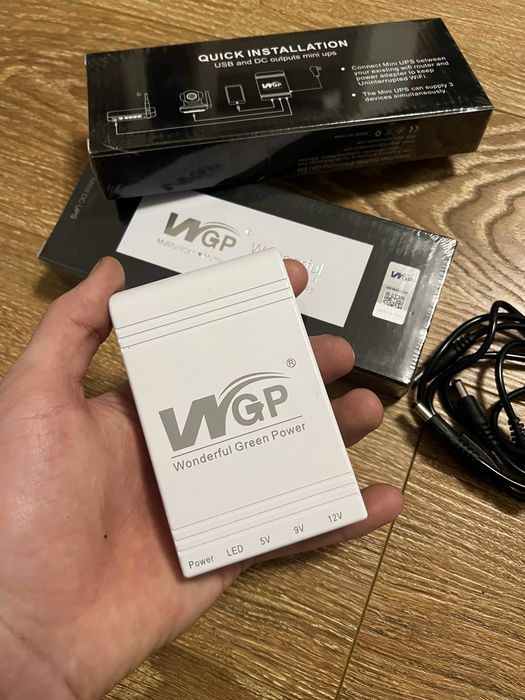 Міні упс для роутера безперепійник для інтернету дбж для роутера