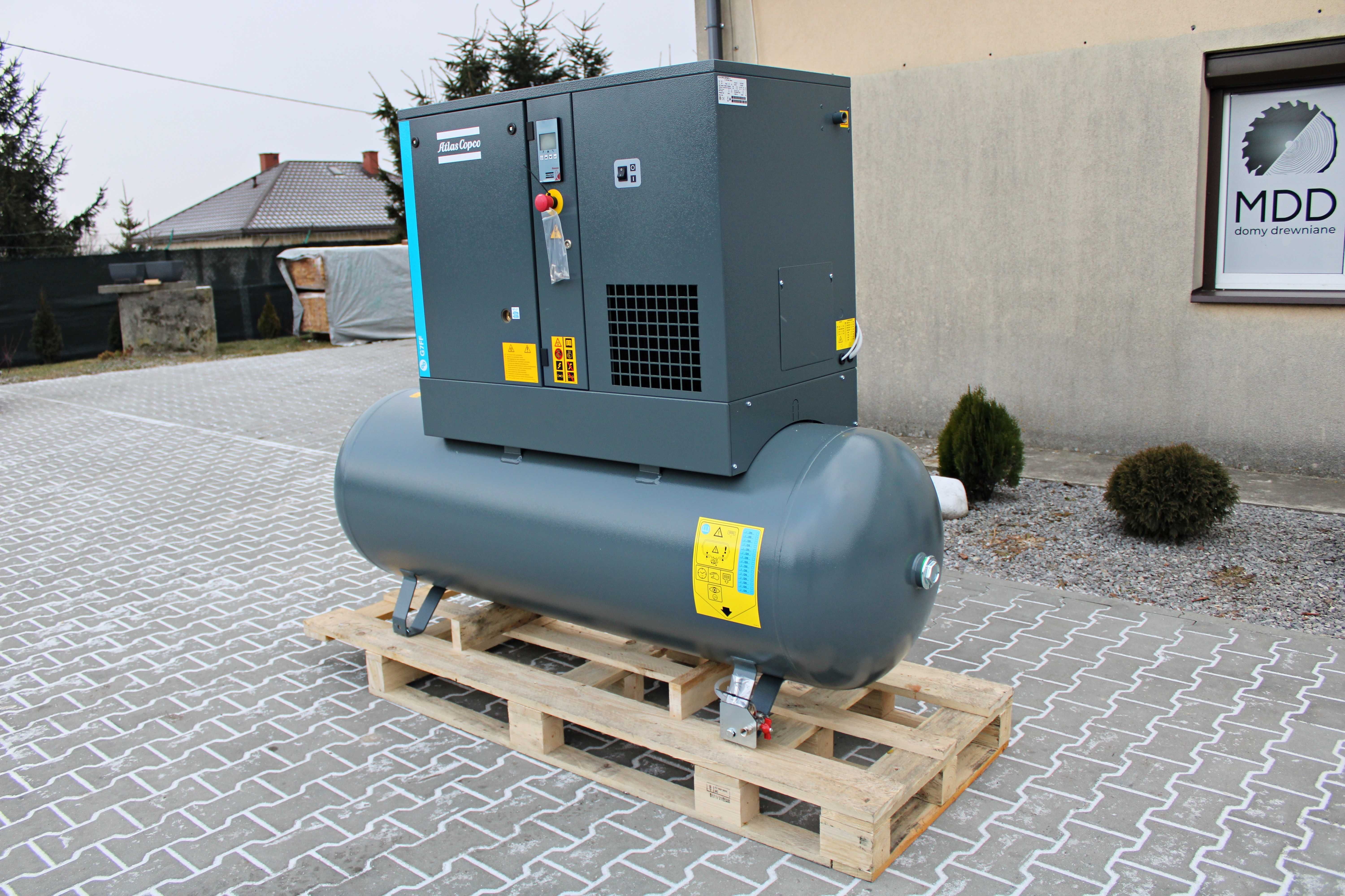 Kompresor śrubowy Atlas Copco G7FF 500 lt NOWY