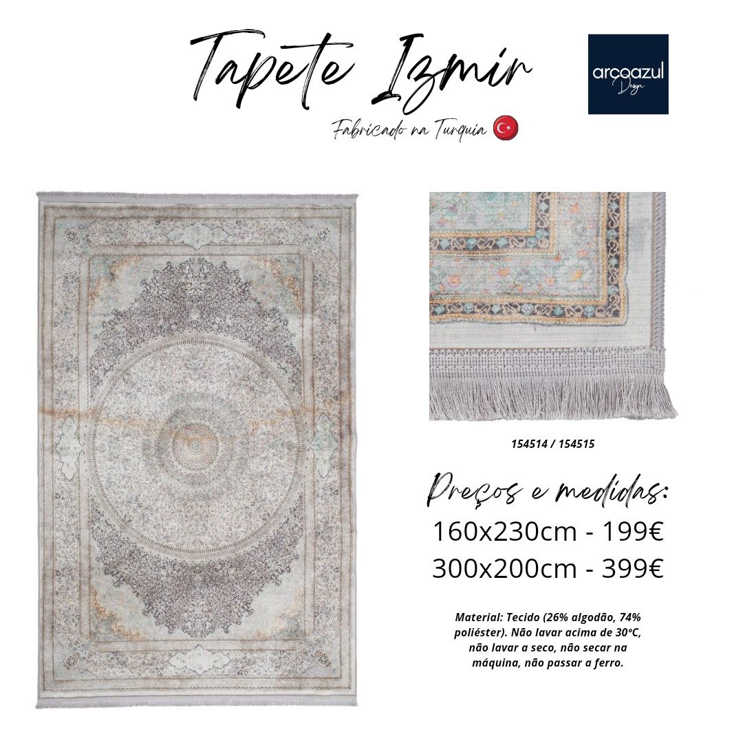 Tapete Turco Izmir - 160x230cm By Arcoazul Design