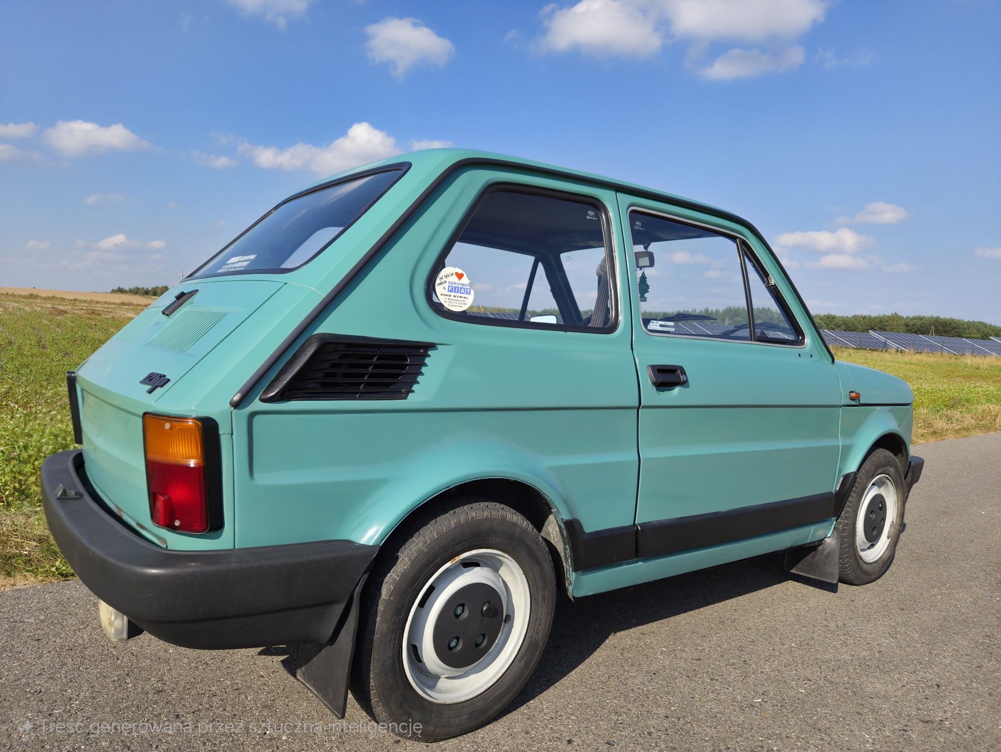 Fiat 126 p 94' klasyka polskich dróg. I właściciel!