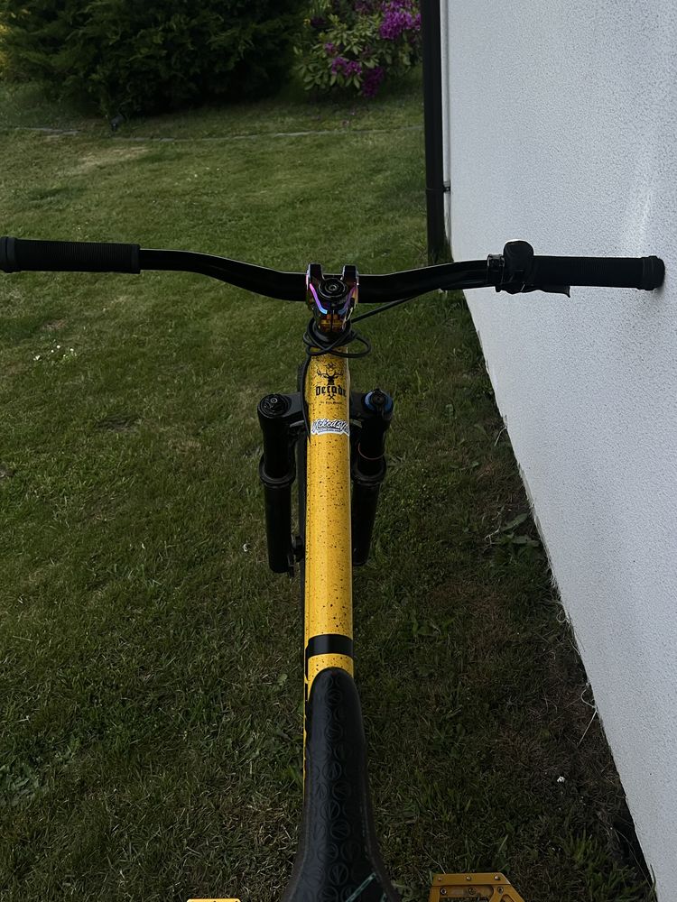 Ns bikes decade v2 yellow splash (rower dirt)