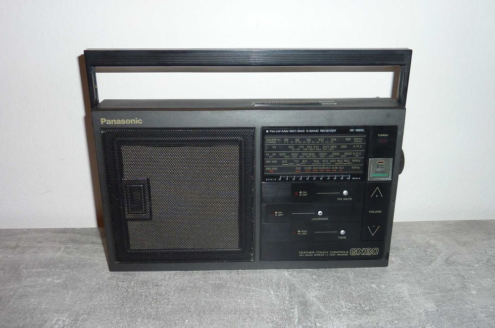 Радіоприймач Panasonic GX80 RF 1680L, Вінтаж, 5-діапазонний