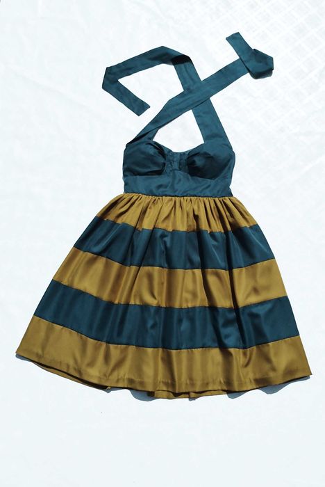 Красивое платье в полоску Bonjour Twelve by Twelve Los Angeles XS S