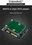 Плата расширения/переходник TISHRIC M2 mSATA на 2.5 SATA