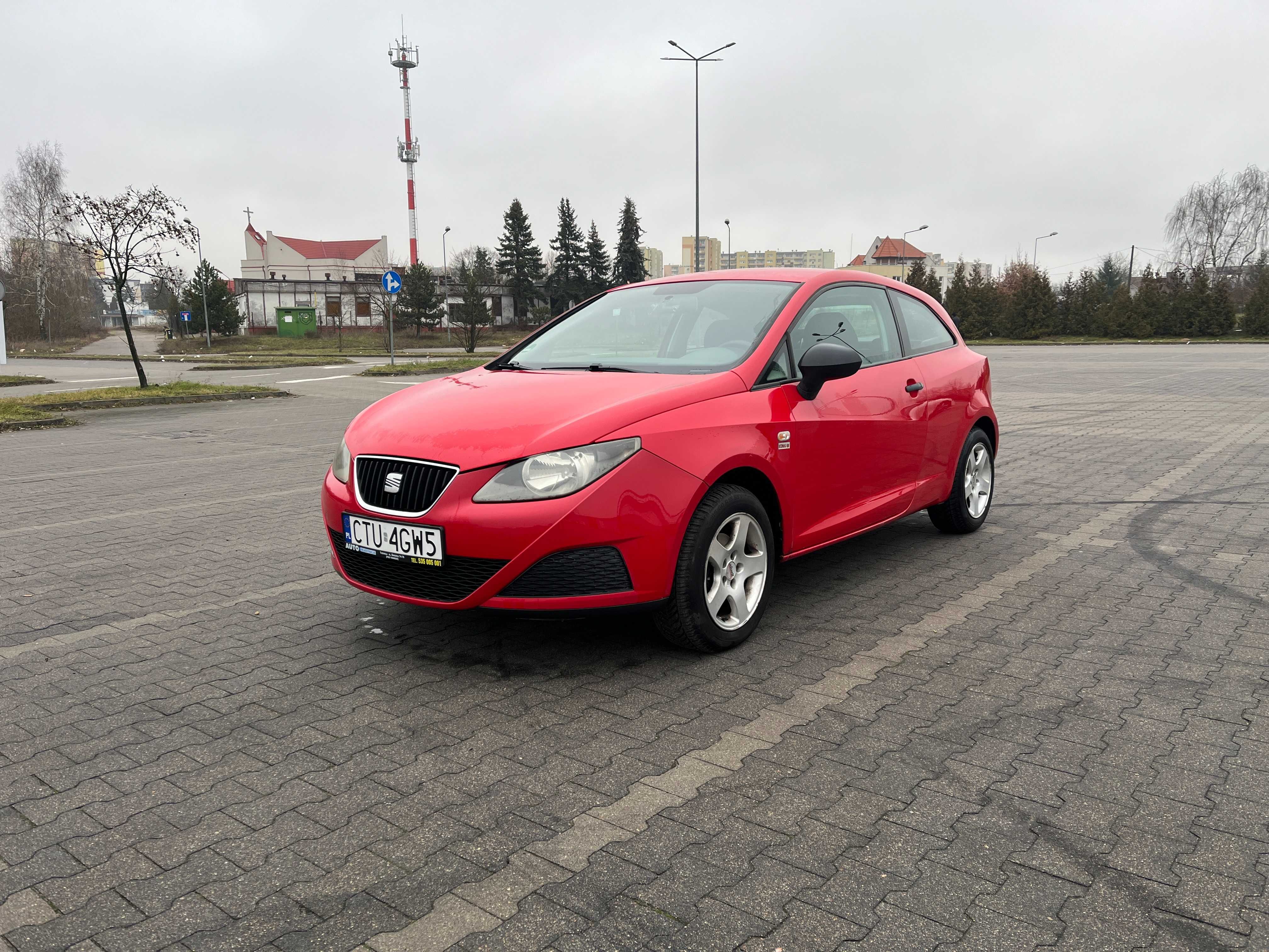 Seat Ibiza IV (6J) 1.2 2009 r | Czerwony | Nowe opony | Nowe hamulce