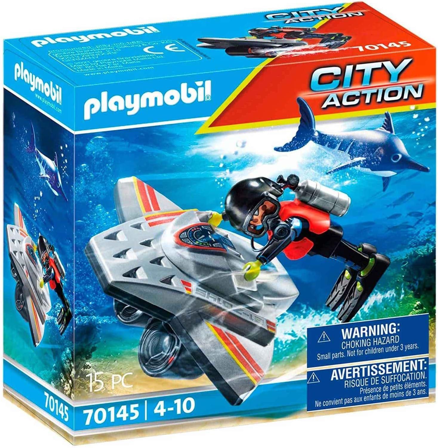 Playmobil 70140 Straż Pożarna Łódź Ratownicza Mega duży zestaw !