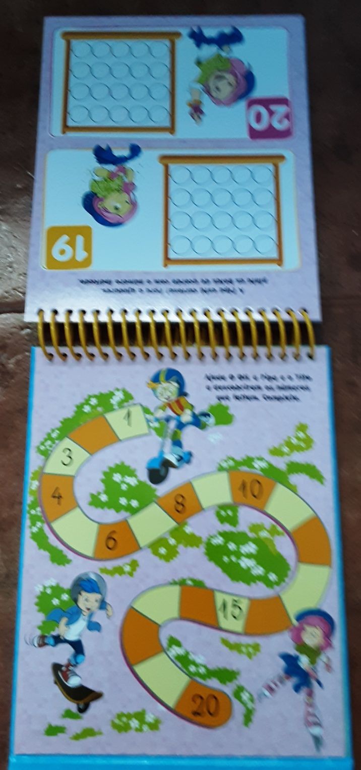 Livro: TOP! Escreve e apaga - Grafismos e números (pré-escolar)