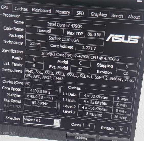 Материнська плата Asus з оперативкою та процесором в ідеальному стані