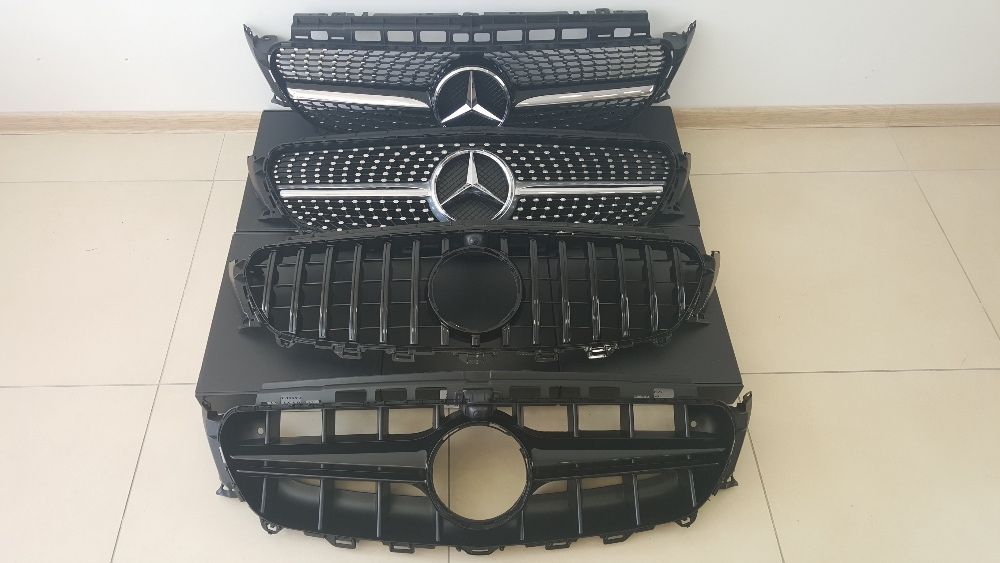 Решетка mercedes E-Class W213 AMG GT 2016-2019 Решітка бампера