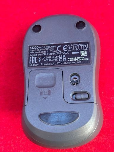 myszka bezprzewodowa logitech m220 sensor optyczny 1000 dpi opis