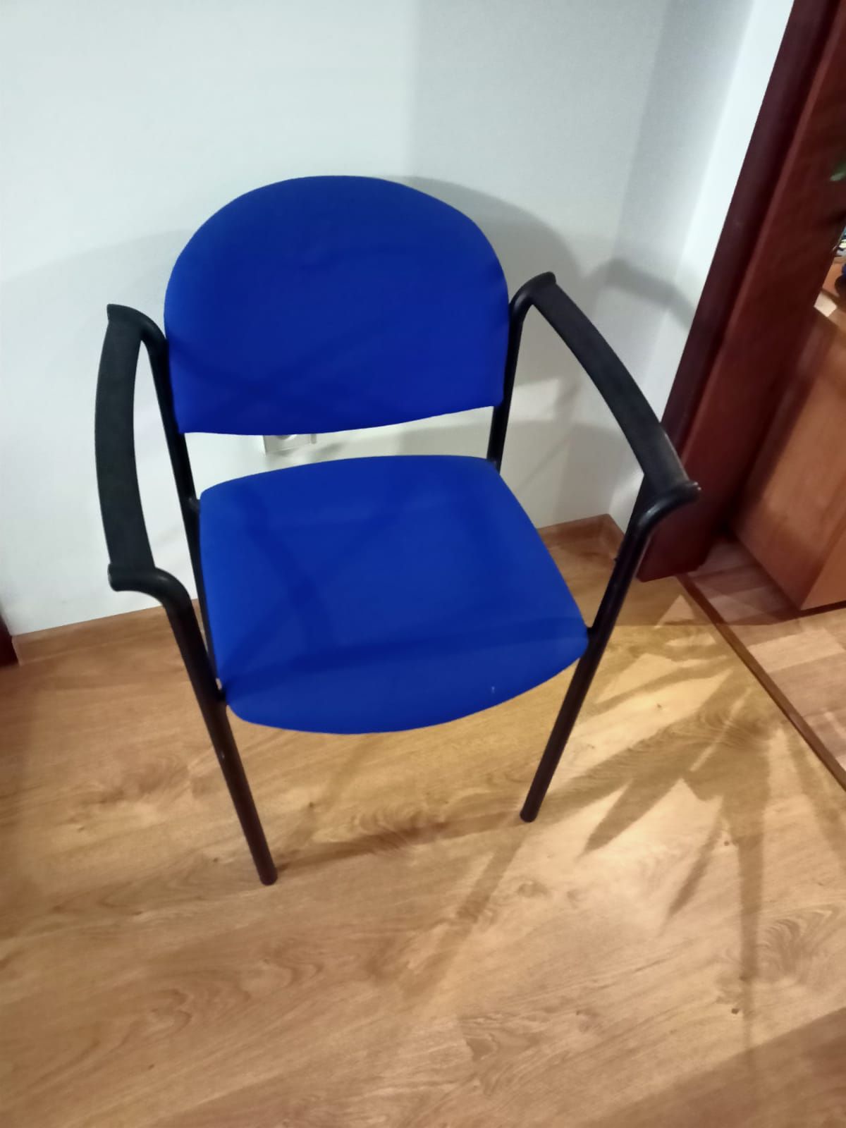 Fotel krzesło biurowe granatowe