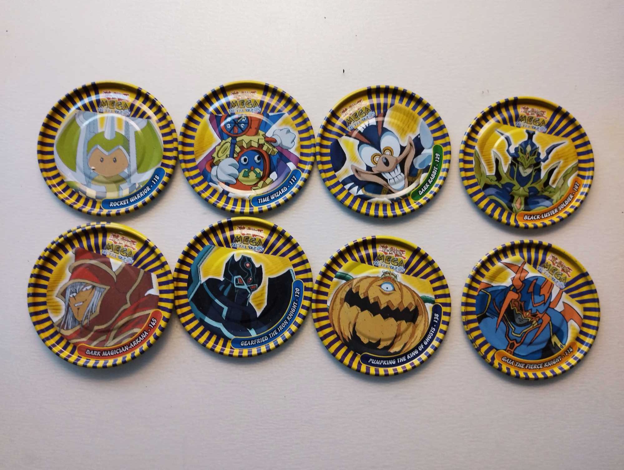 Tazos Yu-gi-oh Metal & Mega Tazos