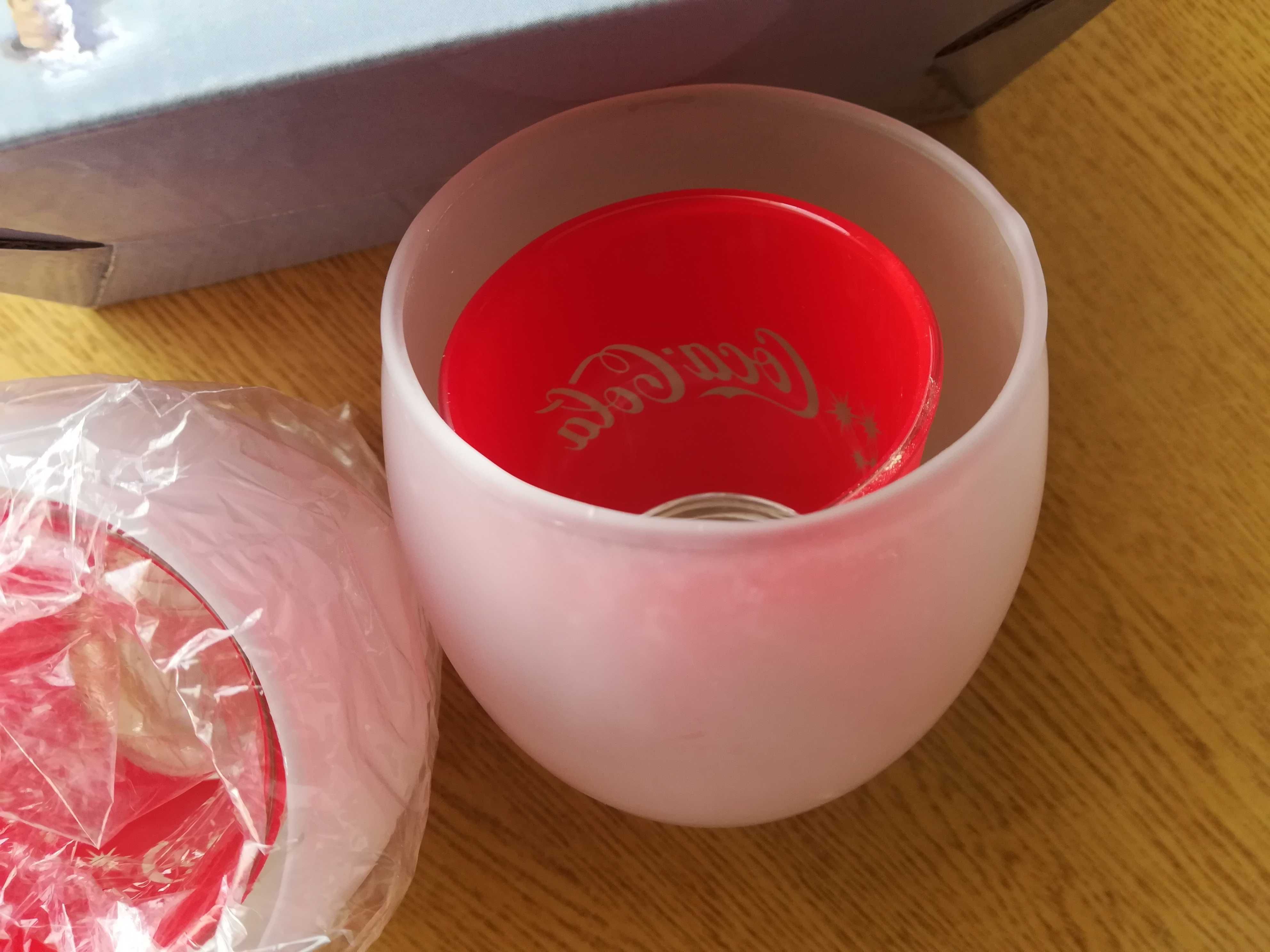 Copos/Taças para velas - Coca Cola