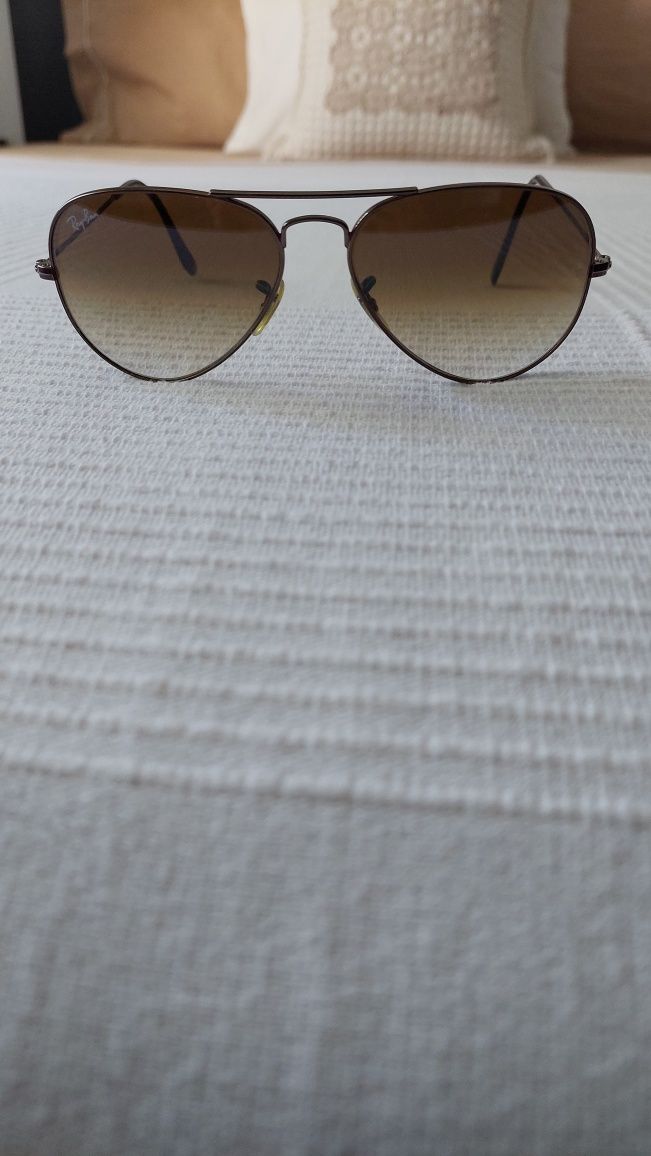Óculos de sol Ray Ban Aviator castanhos