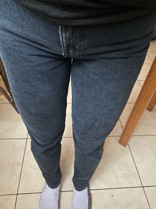 Jeansy z wysokim stanem Calvin Klein Jeans