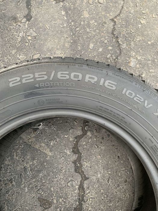 Шини 225/60 R16 Nokian 2021p зима 7,5/6мм