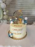 Ozdoby na tort misio jedynka roczek chrzest
