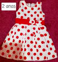 Vestido para menina 2 anos