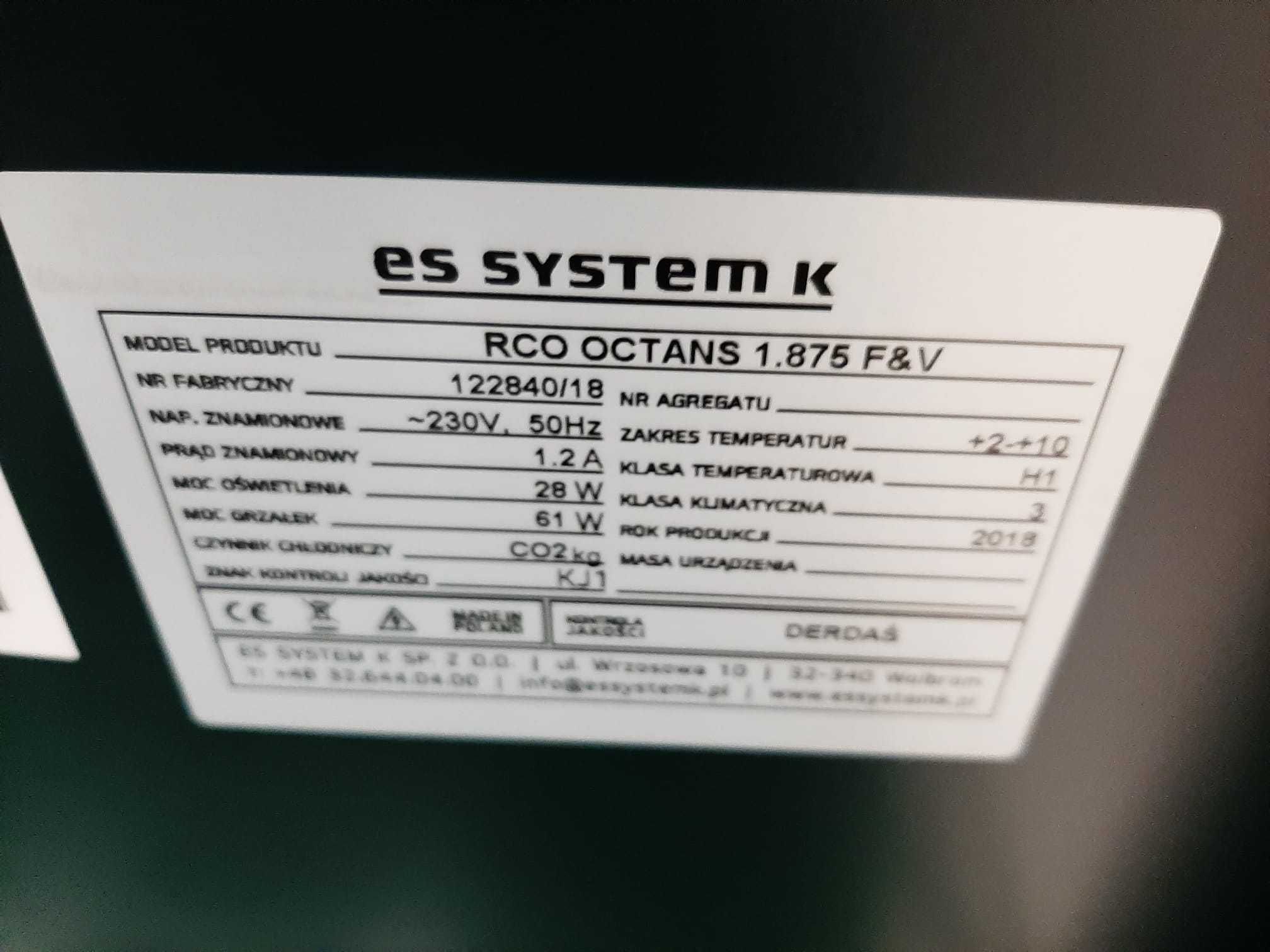 Regał chłodniczy warzywa /owoce ES SYSTEM K  na CO2