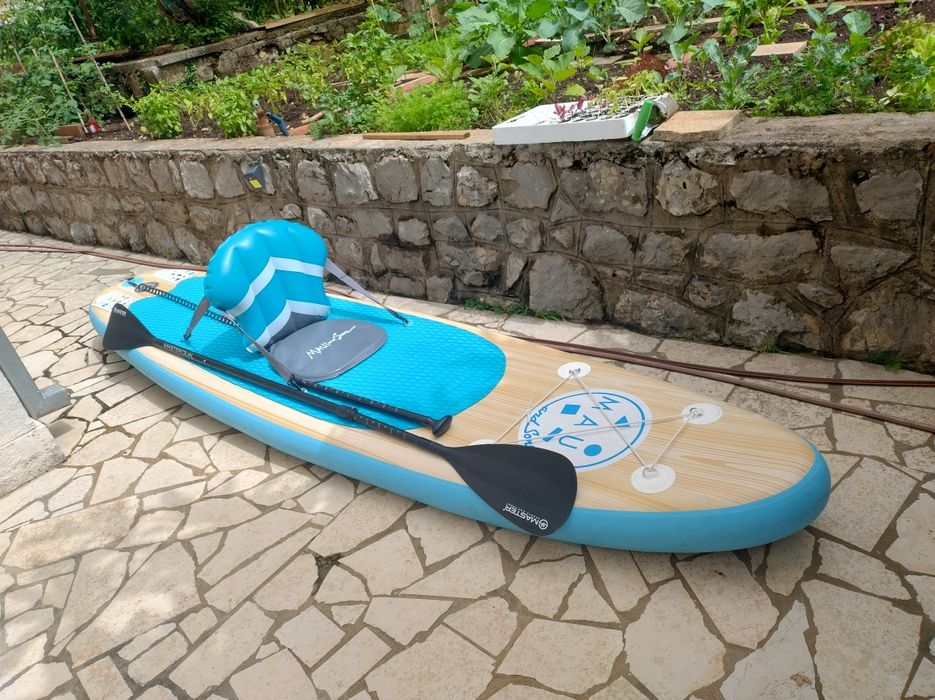 Deska Sup + wiosła i pompa elektryczna